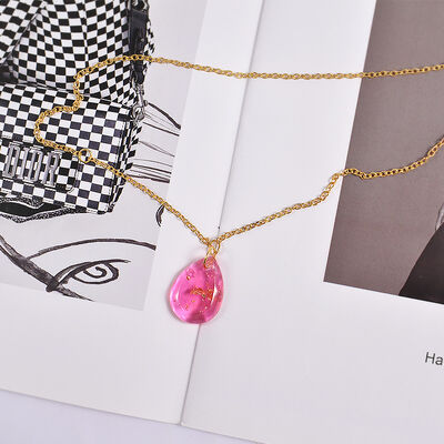 DIY Crystal Droplet Resin Cut Elliptical Droplet Pendant Silicone Mold Earrings Pendant Keychain