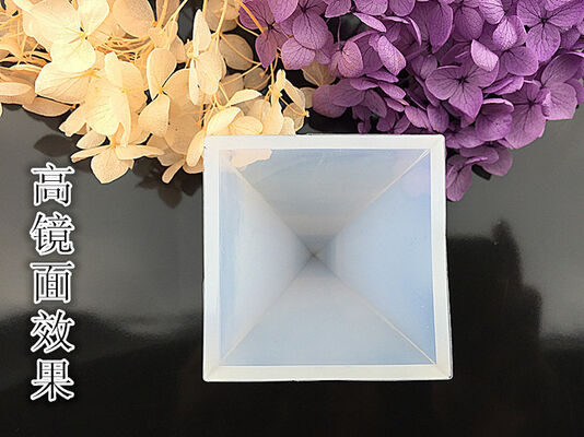 Crystal dropper tower shaped silicone mold DIY handmade jewelry triangle dried flower resin jewelry model