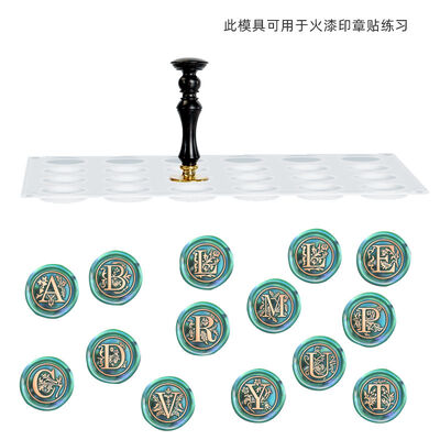 DIY crystal dropper grinding tool, fire paint envelope sealing, circular cake biscuit baking, silicone mold