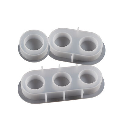 DIY cylindrical candle holder silicone candle mold reinforced cement gypsum candle holder aromatherapy ornament grinding tool