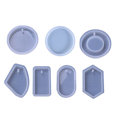 DIY Crystal Dropping Gel Mold Irregular Sweater Necklace Pendant Pendant Jewelry Silicone Mold