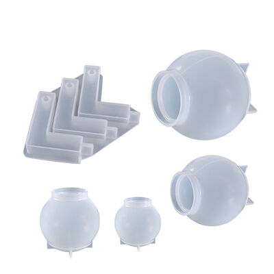 DIY Crystal Dropping Glue Mold Integrated Spherical Pendulum Jewelry Silicone Mold