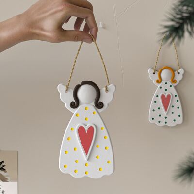 DIY Crystal Dropping Gel Mold Aromatherapy Gypsum Large, Medium, Small Angel Wings Girl Pendant Silicone Mold