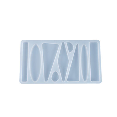 DIY crystal dropper mold, homemade multiple beautiful hair clip silicone molds