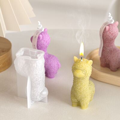 3D Camel Candle Decoration Silicone Mold DIY Aromatherapy Gypsum Home Decoration Dropping Mold