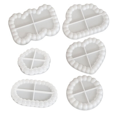 DIY offers a variety of bubble coasters with geometric drop glue grinding, anti overflow storage, and silicone molds that sell well across borders