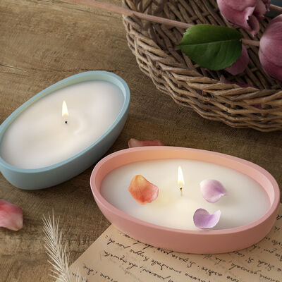 Dropping glue oval boat flowerpot silicone mold DIY gypsum storage bowl candle cup container ornament grinding