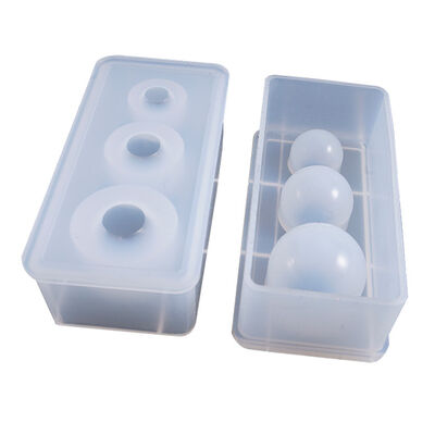 New Crystal Dropping Gel Ball Silicone Mold Starry Sky Ball Mold 25 20 15mm Multi Specification Ball Mold