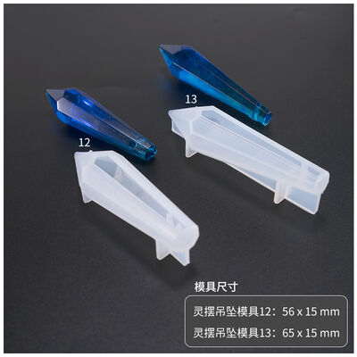 Crystal dropper mold DIY handmade multiple spiritual pendant high brightness pendant jewelry silicone mold