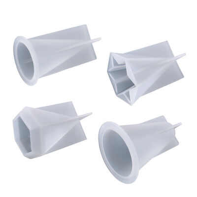 DIY crystal dropper mold cylindrical cone ring holder candle stand jewelry silicone mold