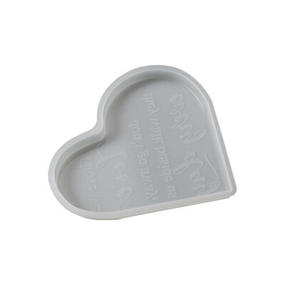 Crystal Drip Glue DIY Aromatherapy Resin Grinding Tools Love shaped Commemorative Plaque Platform Silicone Mold Wholesale