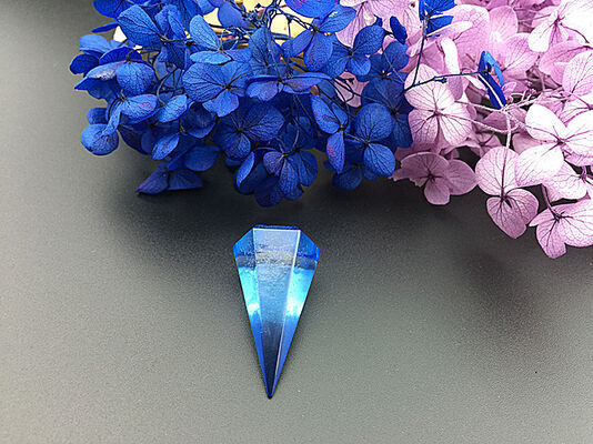 Crystal drop adhesive diamond shaped pendant silicone mold DIY handmade jewelry 6 diamond shaped cone circular model