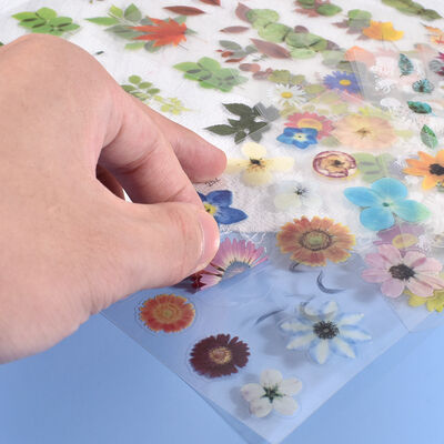 DIY crystal dropper molds, multiple flower materials, stickers, dropper materials, dropper fillers