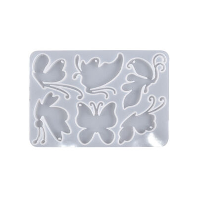 DIY Crystal Dropping Glue Full Version Butterfly Pendant Grinding Tool Butterfly Keychain Hanging Pendant Hanging Silicone Mold