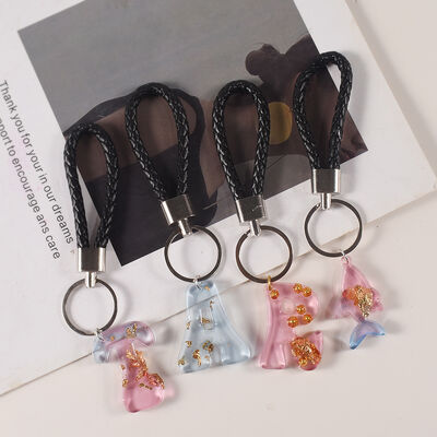 Crystal dropper DIY resin 26 English capital letters marine animal pendant hanging silicone mold