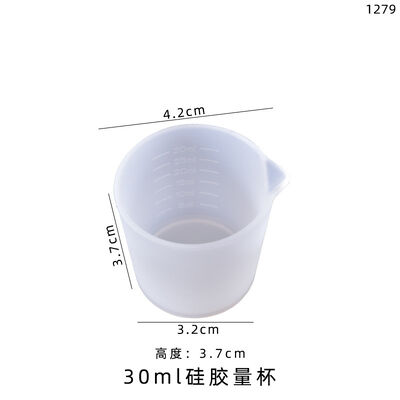 DIY crystal dropper mold 30ml silicone measuring cup dropper tool silicone mold spot wholesale