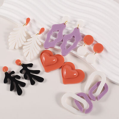 DIY crystal dropper mold earrings earrings earrings geometric pendants necklaces accessories aromatherapy gypsum silicone grinding tools