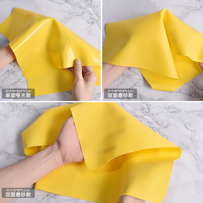 Pad de silicona rectangular agrandado, pad de mesa, película de silicona antideslizante DIY proceso de moldeo de pegamento por goteo, pad de goma