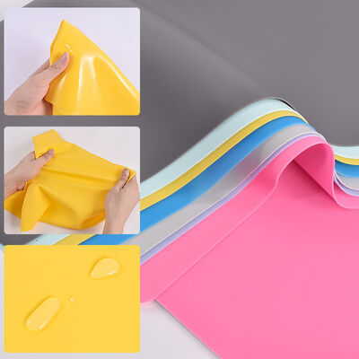 Pad de silicona rectangular agrandado, pad de mesa, película de silicona antideslizante DIY proceso de moldeo de pegamento por goteo, pad de goma