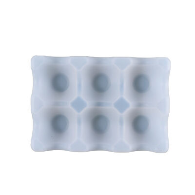 Molde cuentagotas de cristal DIY, rejilla creativa para huevos, adorno de almacenamiento de huevos, molde de silicona, venta al por mayor