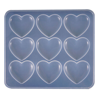 Crystal dropper mold irregular nine grid love creative cake silicone mold wholesale