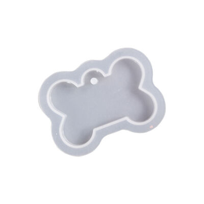 DIY crystal drop glue sweater necklace pendant, oval fan-shaped circular bone hanging, silicone mold