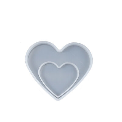 Crystal dropper DIY self-made silicone mold for table, heart-shaped table silicone mold