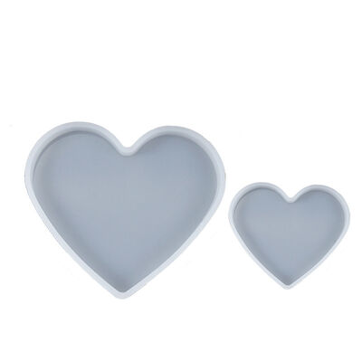 Crystal dropper DIY self-made silicone mold for table, heart-shaped table silicone mold