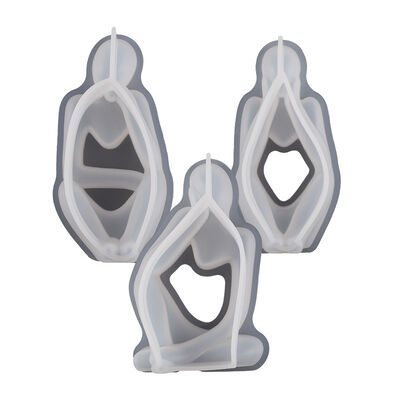 DIY crystal dropper resin gypsum human candle ornament silicone mold resin artistic table grinder