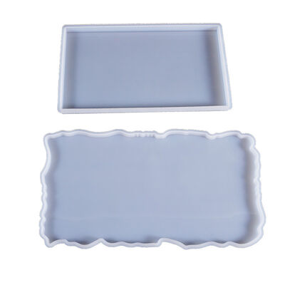 DIY crystal dropper mold irregular shaped mold rectangular fruit tray table ornament silicone mold