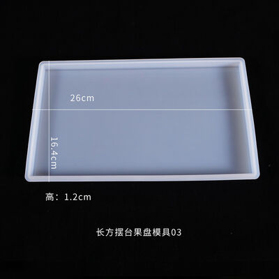 DIY crystal dropper mold irregular shaped mold rectangular fruit tray table ornament silicone mold