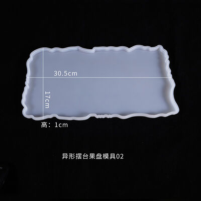 DIY crystal dropper mold irregular shaped mold rectangular fruit tray table ornament silicone mold