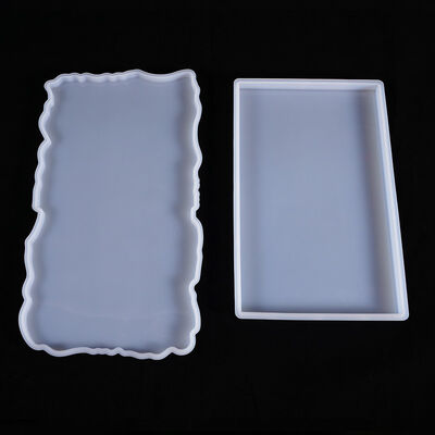 DIY crystal dropper mold irregular shaped mold rectangular fruit tray table ornament silicone mold