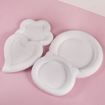 DIY crystal dropper resin gypsum storage tray, circular heart-shaped cat head flower dish, silicone mold