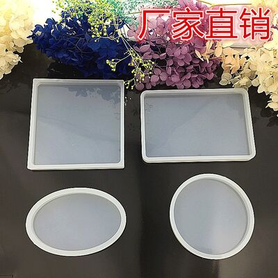 Crystal dropper pressure plate silicone mold soft clay tool clay press plate base handle model