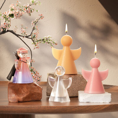 DIY dropper resin size angel grinding tool 3D three-dimensional gypsum aromatherapy candle silicone mold wholesale