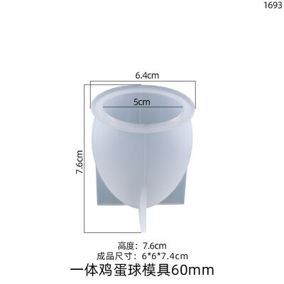 DIY crystal dropper mold egg shaped integrated starry sky ball small night light table silicone mold