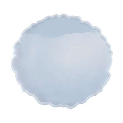 DIY crystal dropper mold, circular lace table, coaster, desktop decoration, fruit tray, silicone mold