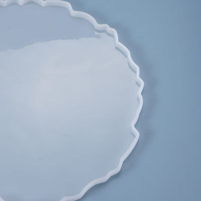 DIY crystal dropper mold, circular lace table, coaster, desktop decoration, fruit tray, silicone mold