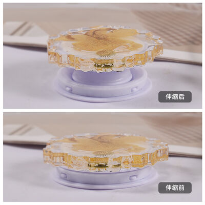 DIY crystal dropper irregular circular heart-shaped airbag phone holder jewelry hanging silicone mold