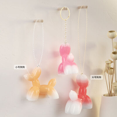 3D 3D Silicone Puppy Mold DIY Aromatherapy Gypsum Candle Trojan Dog Resin Balloon Dog Dropping Mold