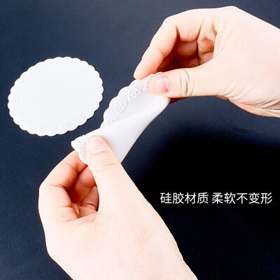 DIY handmade jewelry production with DIY crystal drop glue silicone gasket, metal frame bottom support pad, AB glue