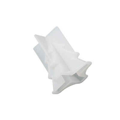 DIY dropper resin aromatherapy candle grinding tool, four corner three-dimensional Christmas tree size silicone mold