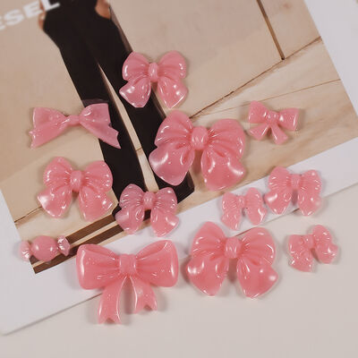 DIY crystal drop glue hairpin, hair clip grinder, mirror flower bow earrings, earrings pendant, silicone mold