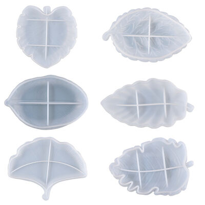 DIY crystal dropper mold, leaf plate, nut storage plate, silicone mold manufacturer wholesale