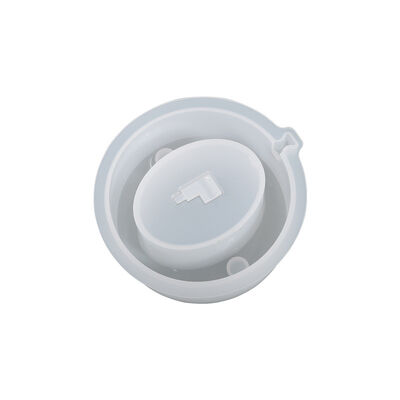 DIY Crystal Dropping Resin Gypsum Aromatherapy Elliptical Hexagonal Rectangular Love Door Bell Silicone Mold