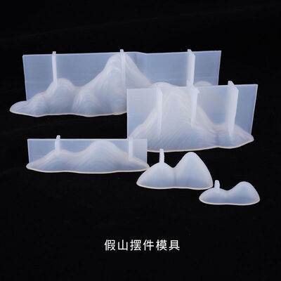 DIY crystal dropper mold rockery ornament mold decoration table home mountain peak silicone mold