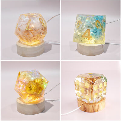 DIY Dice Mold Dropping Resin Aromatherapy Gypsum Candle Soap Pendant Table Silicone Mold