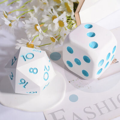 DIY Dice Mold Dropping Resin Aromatherapy Gypsum Candle Soap Pendant Table Silicone Mold