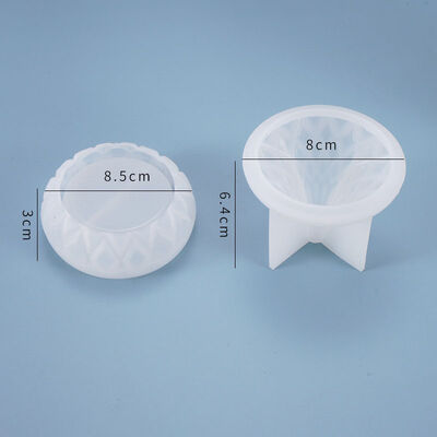 DIY crystal dropper mold, droplet storage box, jewelry storage tank, swing table, storage silicone mold